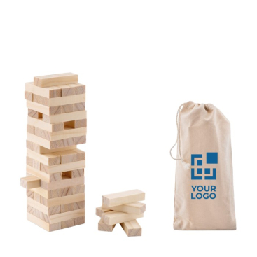 Houten spel voor het hele gezin kleur hout