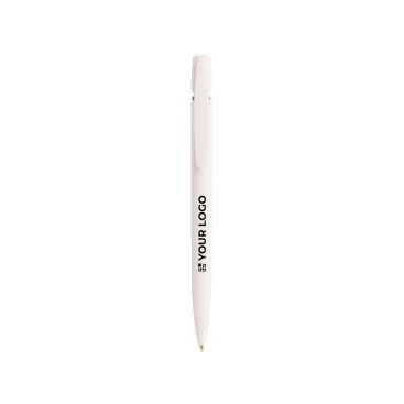 Kunststof BIC®-pen met ergonomische grip en zwarte inkt