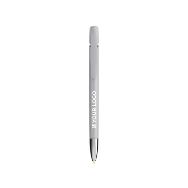 Navulbare plastic pen met klikmechanisme en zwarte inkt BIC®