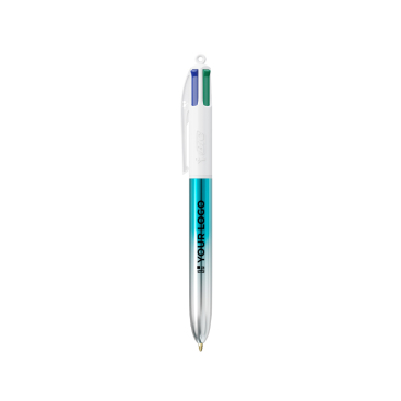 Plastic balpen met meerkleurmechanisme, 4 kleuren BIC®