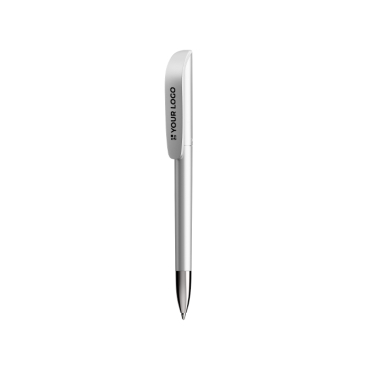 Navulbare plastic balpen met zwarte inkt Super Clip Glacé BIC®