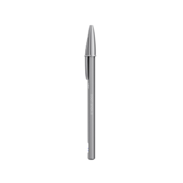 Navulbare matte metalen pen met zwarte inkt Cristal® ReNew BIC®