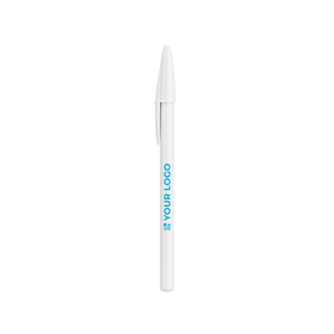 Plastic pen met klassieke dop en zwarte inkt Style BIC®