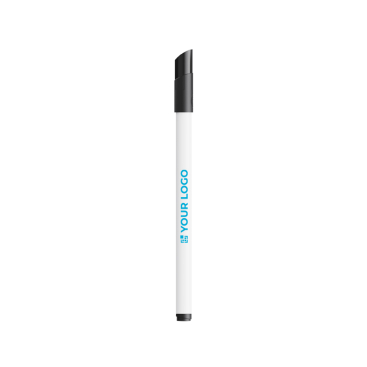 Uitwisbare kunststof marker, uit EU, met fijne zwarte BIC®-inkt
