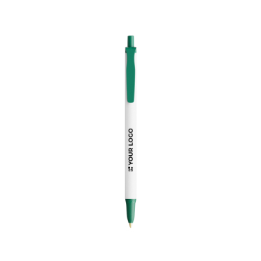 Gerecyclede plastic bpen met groot drukoppervlak en zwarte inkt BIC®