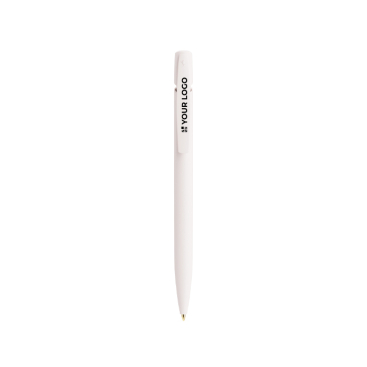 Balpen van gerecycled plastic met stevige clip en blauwe inkt BIC®