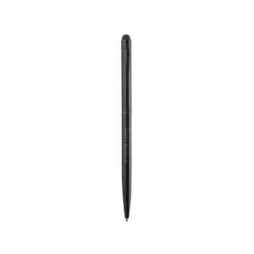 Metalen pen met touchscreen-functie, zwarte inkt Sleek Stylus BIC®