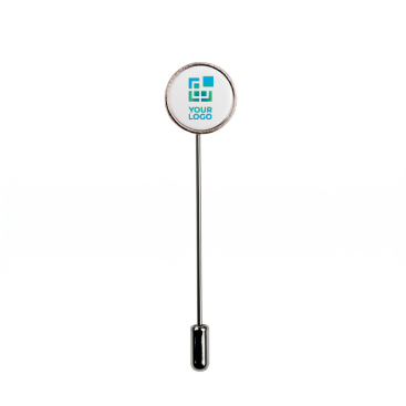 Ronde metalen reverspin voor congressen en bedrijfsevents