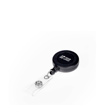 Uittrekbare plastic badgehouder met clip voor professioneel gebruik
