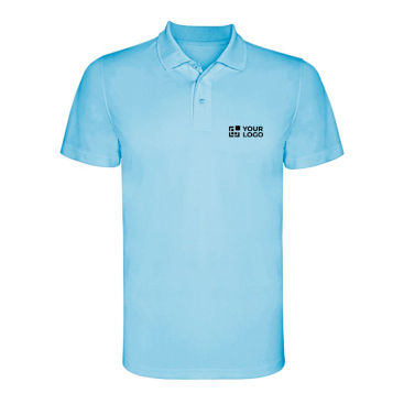 Polo van piqué polyester korte mouwen 150 g/m² Roly Direct Monzha 
