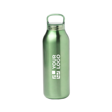 RVS thermosfles met doorschijnende schroefdop 500 ml