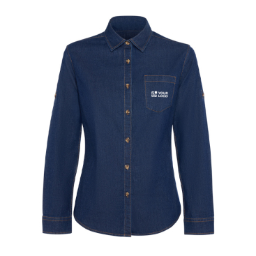Dames spijkerblouse van katoen 210 g/m² Roly Direct Lujan
