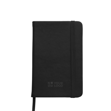 A5 gelijnd notitieboek van PU met elastische sluiting