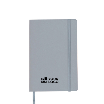 A5 gelijnd notitieboek van PU met elastische sluiting