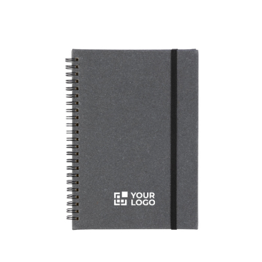 A5 gelijnd notitieboek van gerecycled synthetisch leer