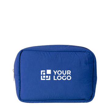 Toilettas van nylon en polyester met bijpassende rits