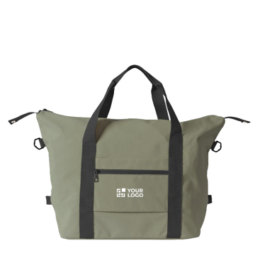 Polyester reistas, ideaal voor reizen of sport, met trolleylus