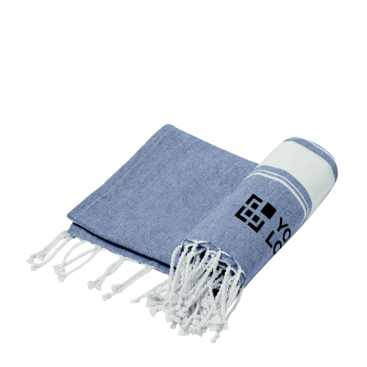 Katoenen handdoek pareo met details aan beide uiteinden 180g/m2