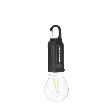 Lamp in gloeilampvorm met zonne-oplaadfunctie en batterij