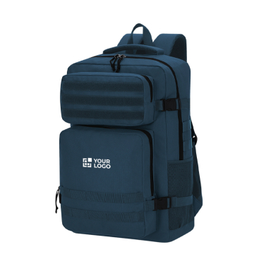 Polyester rugzak voor laptop met meerdere vakken 17''