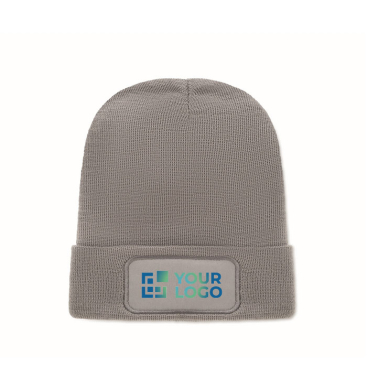 Unisex RPET polyester muts met patch voor personalisatie