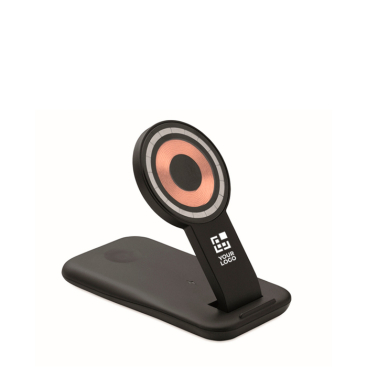 3-in-1 oplader met mobielhouder geschikt voor Apple®