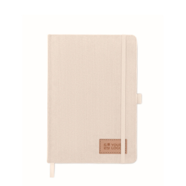 Notitieboek met RPET-polyester omslag en 192 pagina’s A5