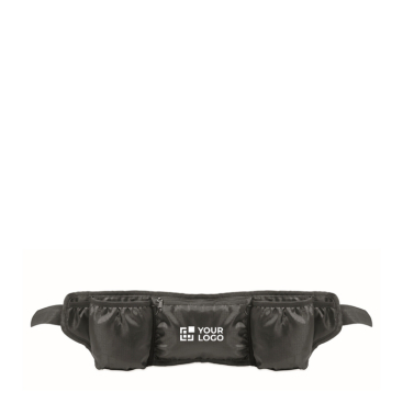 Sportheuptas van RPET-polyester met vakken en mesh