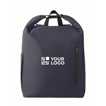 Roll-top RPET laptoprugzak met elastisch zijvak 15''