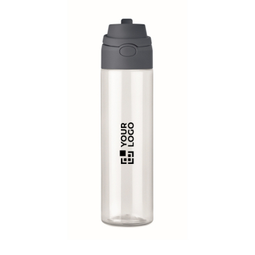 RPET-fles met 2-in-1 rietje en lekvrije draaglus 700 ml