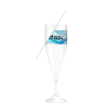 Herbruikbare champagneflûte van Tritan® kunststof 140 ml