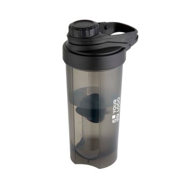 Sportfles van PP-plastic met mengbal en maataanduidingen 700 ml