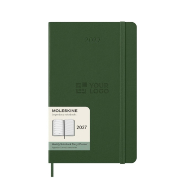 Wekelijkse agenda voor 12 maanden met harde kaft Moleskine