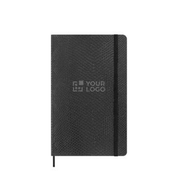 Vegan XL gelijnd notitieboek met pythonlook Moleskine Vegea Boa