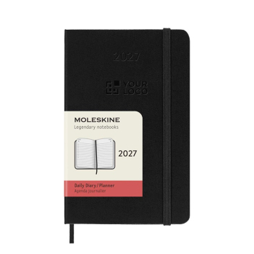 Dagagenda in zakformaat met harde kaft en binnenvak Moleskine