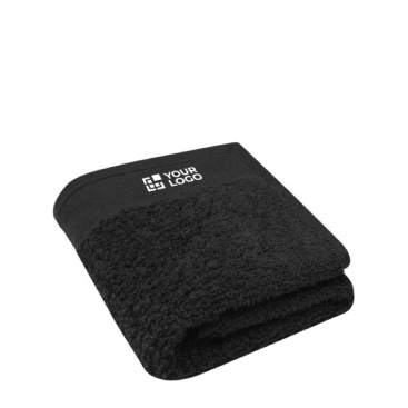 Dikke katoenen badhanddoek 550 g/m2 weergave met jouw bedrukking