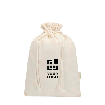 Katoenen geschenkzak met trekkoordsluiting 140 g/m²
