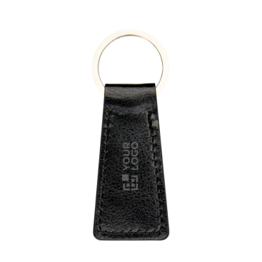 Elegante sleutelhanger van gerecycled plastic voor sleutels of tas