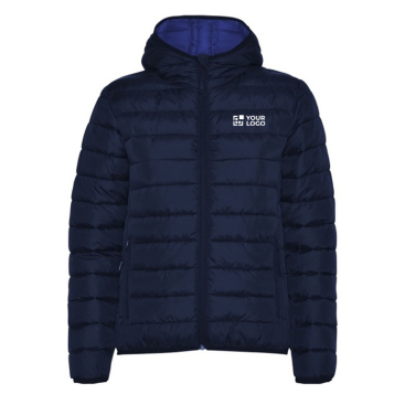 Gevoerde jas van polyester met capuchon voor dames 290 g/m2 Roly