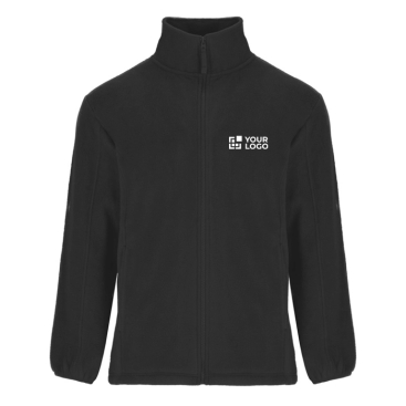 Fleece jas van polyester met hoge kraag voor heren 300 g/m² Roly