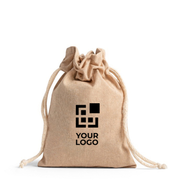 Cadeauzakje van gerecycled katoen 140 g/m²