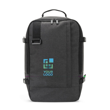 Rugzak van gerecycled polyester geschikt voor handbagage 14''