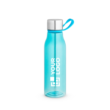 Glanzende eco-transparante fles met lekvrije dop 590 ml