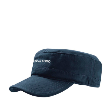 Katoenen pet in militaire stijl met klittenbandsluiting 235 g/m² met jouw bedrukking