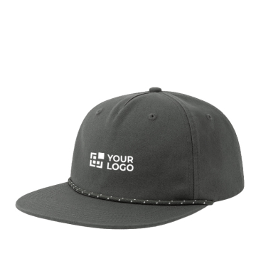 Onversterkte 5-panel cap met gerecyclede platte klep ReTraze®