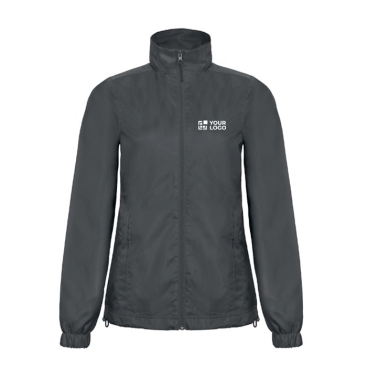 Polyester damesjas, waterdicht en winddicht B&C met jouw bedrukking