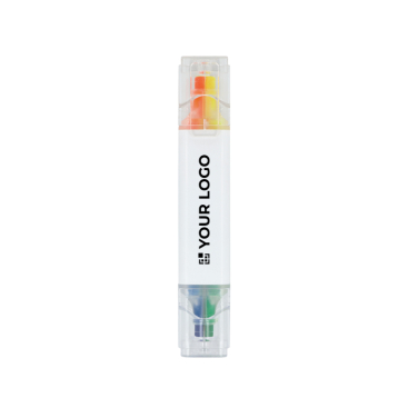 Fluorescerende markeerstift met 4 kleuren en beitelpunten