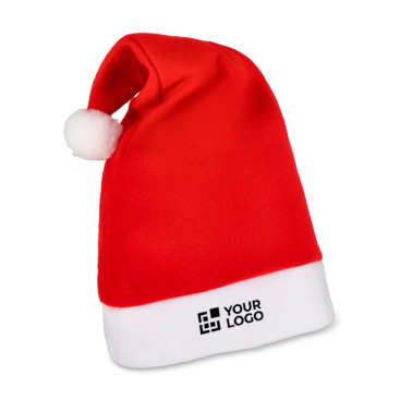 Personaliseerbare kerstmuts van zachte flanel