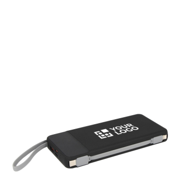 Powerbank van gerecycled plastic met snelladen 10.000mAh