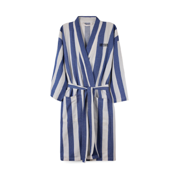 Hammam-stijl badjas van gerecycled katoen, S/M pasvorm 200 g/m²